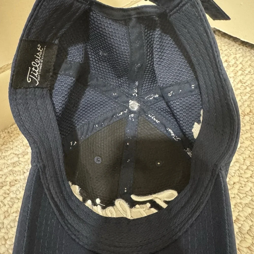 Titleist Performance Golf Hat Cap "Roberetet" Embroidered Adjustable Strap Back - Picture 9 of 10